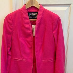 NWT J. Crew Women's Bold Pink Size 2 Blazer